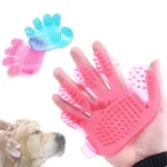 Five-Finger Pet Grooming Massage & Deshedding Glove